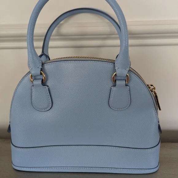 Coach Light Blue Satchel - Picture 5 of 7